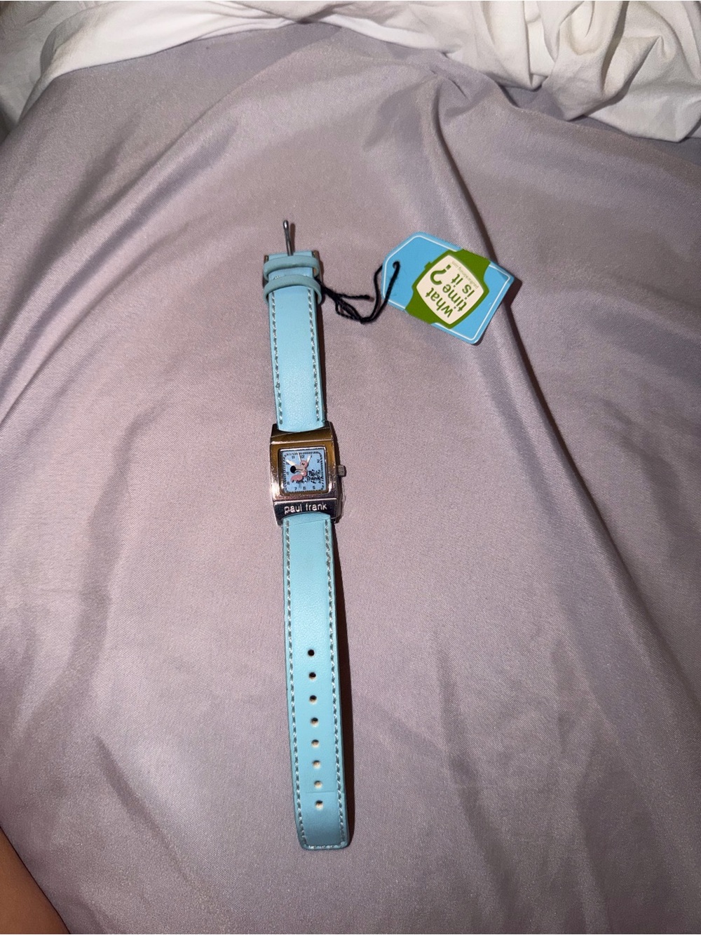Vintage Paul Frank Women's Light Blue Watch